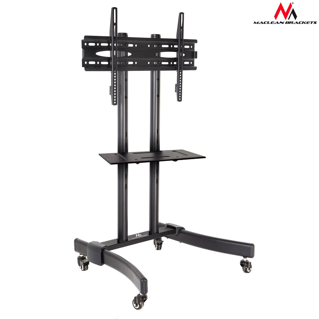 Maclean MC-739 Professional Mobile TV Trolley with Bracket Max. 40 kg  32 "- 65" inches Black