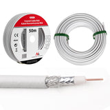 Maclean - MCTV-571 - Coaxial cable 1.0CCS RG6 50M Impedance: 75 Ohm