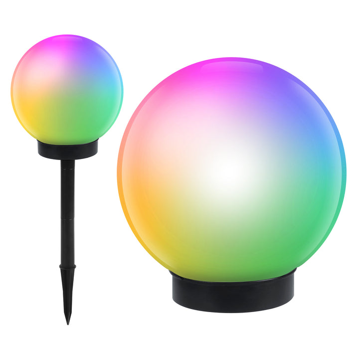 LED Garden Solar Light Ball Colour Changing Multicolour Outdoor IP44