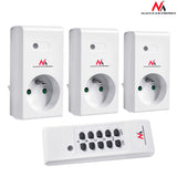 Maclean MCE15 programmable remote control sockets 3pcs + remote control