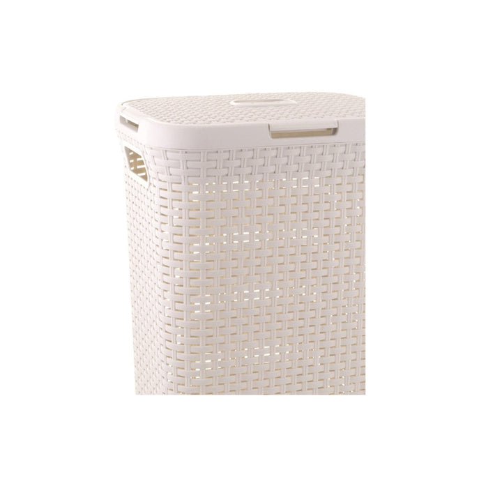 Laundry Basket Natural Style 40litres Cream Curver