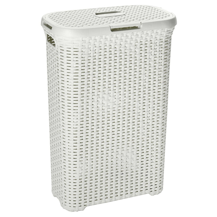 Laundry Basket Natural Style 40litres Cream Curver