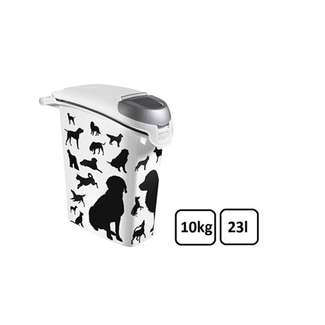 Curver 210341 Food Containers Dog Pet Animal Food Storage Handle Lid Closing 10Kg 27L