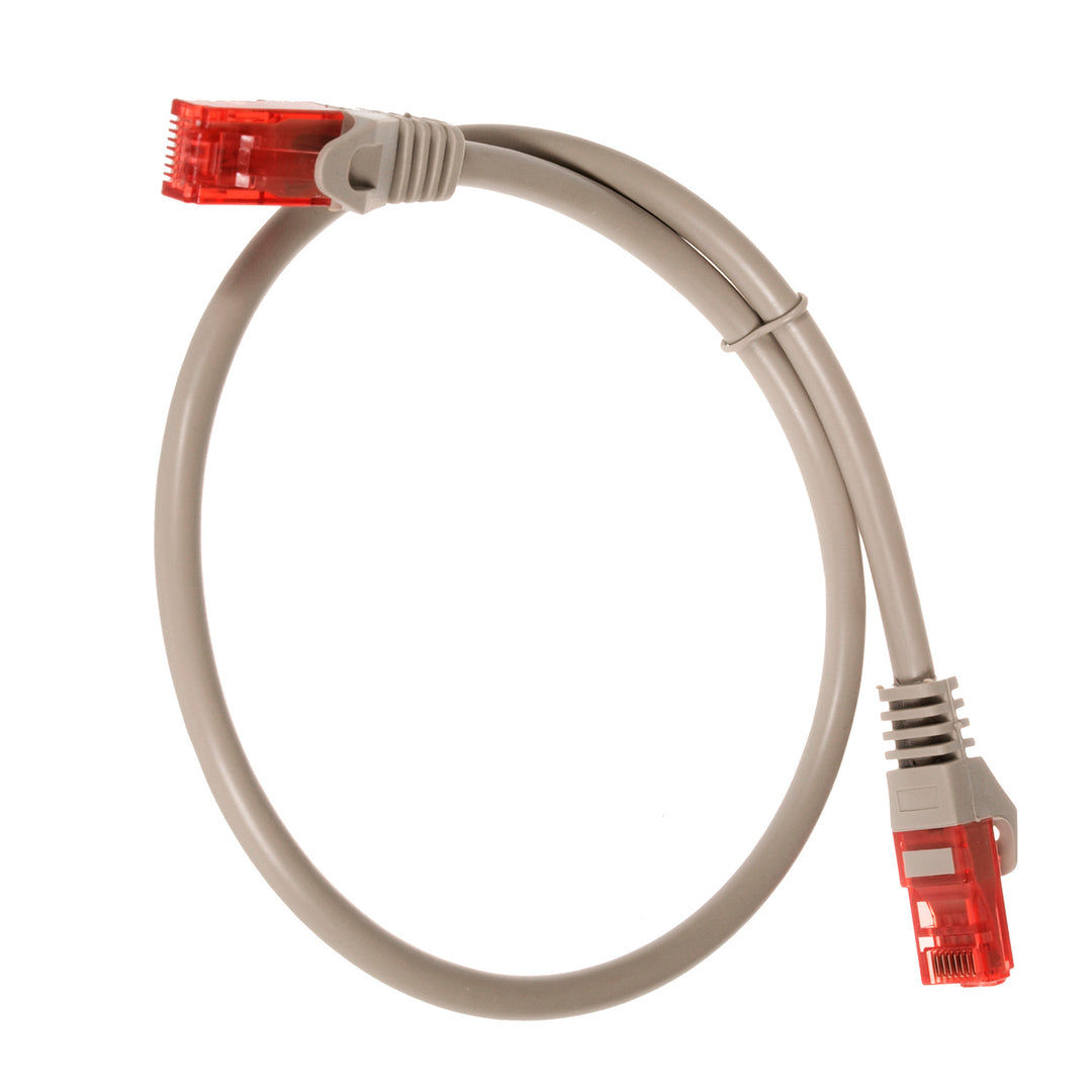 Líonra Corda Paiste Cábla Ethernet RJ45 Cat6 RoHS UTP Fireann go Fireann 0.5 m