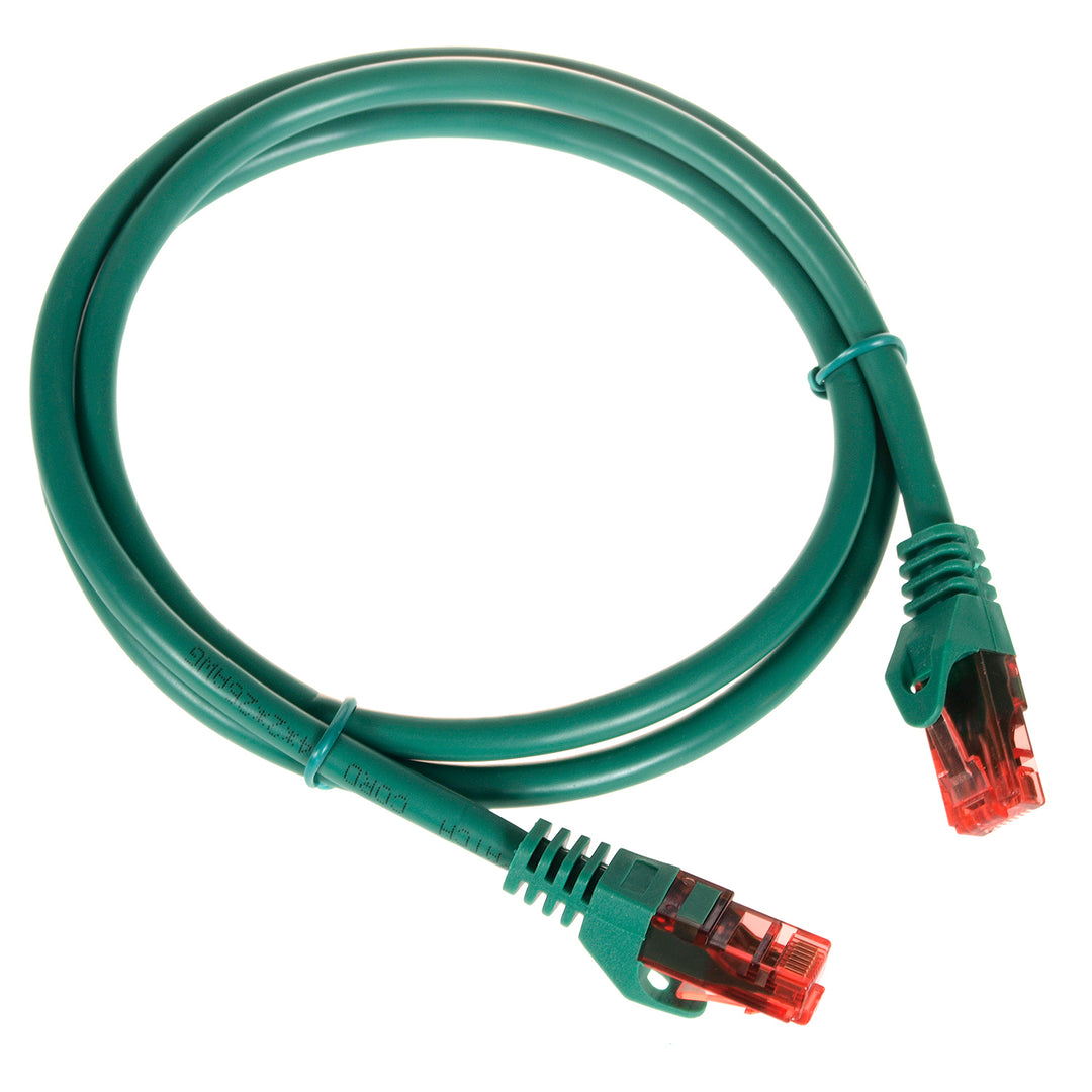 Patchcord ardchaighdeáin UTP cat6 fireann 1m glas Maclean MCTV-301 G