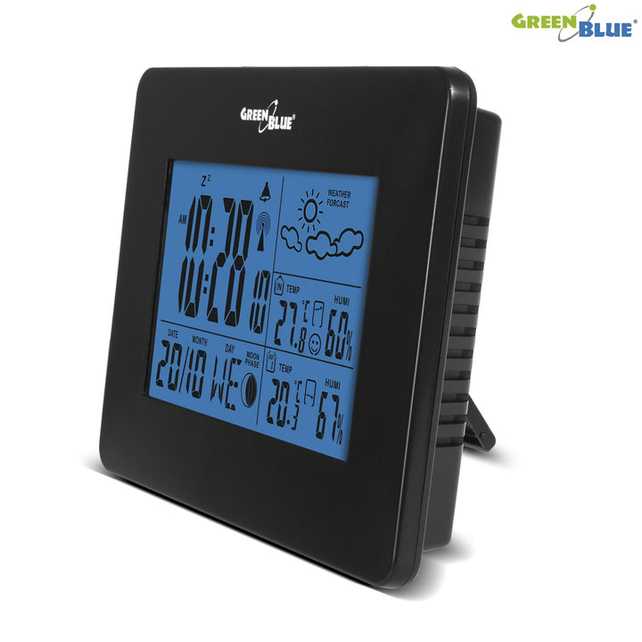 DCF IN / OUT wireless weather station of the moon phase GreenBlue GB146B