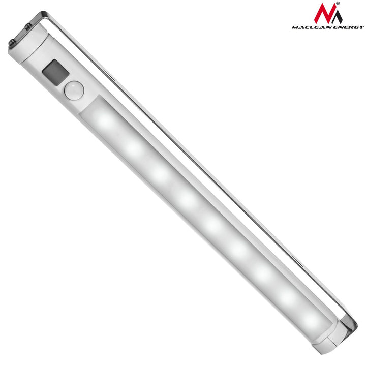 Maclean Energy MCE166 Under Shelf LED Light with PIR Motion Sensor Battery Powered Wireless