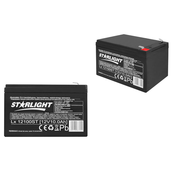 LTC CSSB LX12100 Rechargeable Gel Battery 12V 10Ah Maintenance-Free