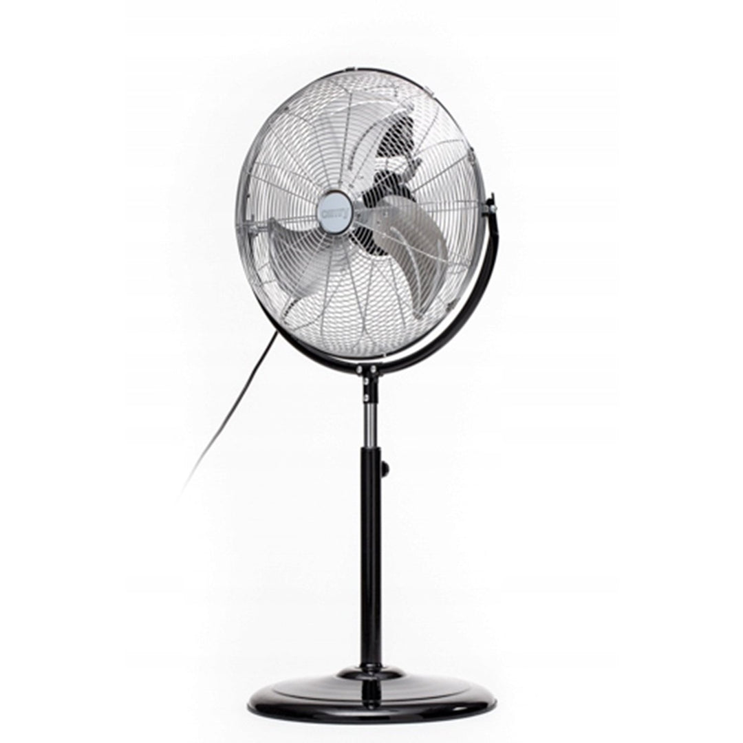 Floor Fan Air Circulator Rotating Wind 3 Speeds Adjustable Height 45cm 180W