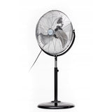 Floor Fan Air Circulator Rotating Wind 3 Speeds Adjustable Height 45cm 180W