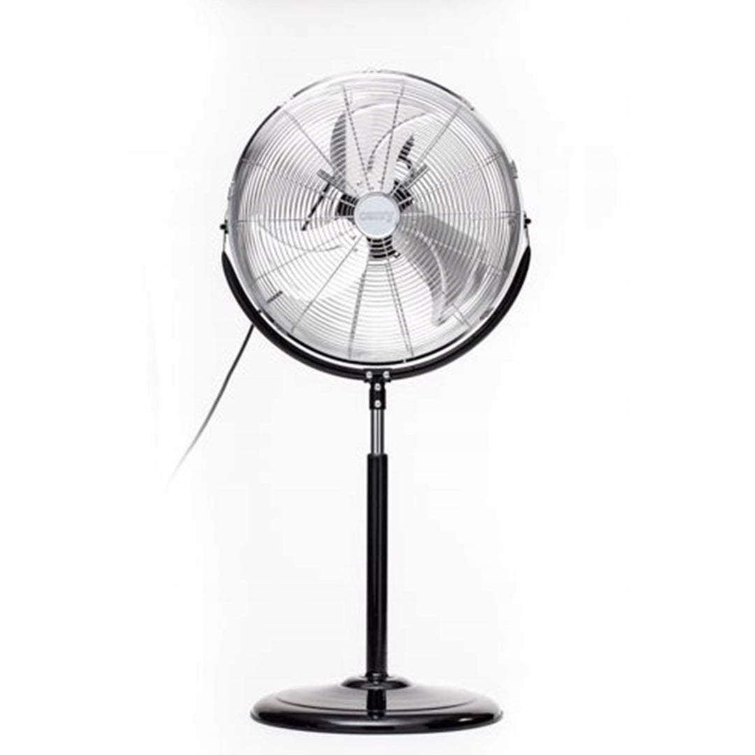 Floor Fan Air Circulator Rotating Wind 3 Speeds Adjustable Height 45cm 180W