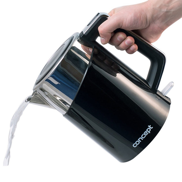 Concept RK3171 electric kettle, thermoregulation, Keep Warm function, 1.7l, 2200W, black