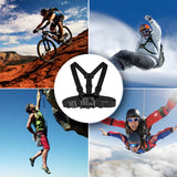 Maclean MC-773 Chest Harness Strap Phone Camera GoPro Body Holder Mount Belt Sport Adjustable