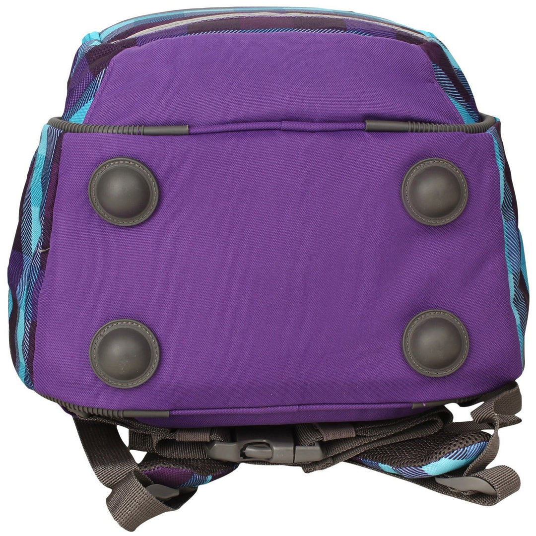 Hama All Out Blaby Summer Check Purple Youth Backpack