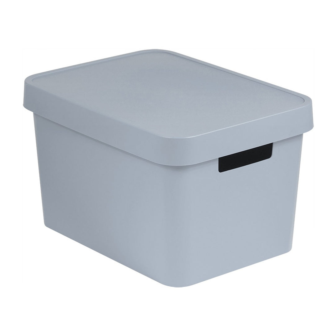 Storage box with lid Curver Infinity 17L gray