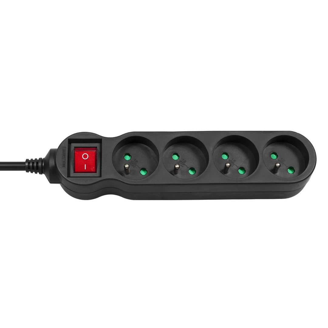 Maclean Energy MCE183 power strip 5 socket extension with switch