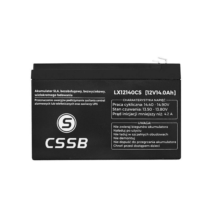 LTC CSSB LX12140 Maintenance-free Rechargeable 12V 14Ah Gel Battery