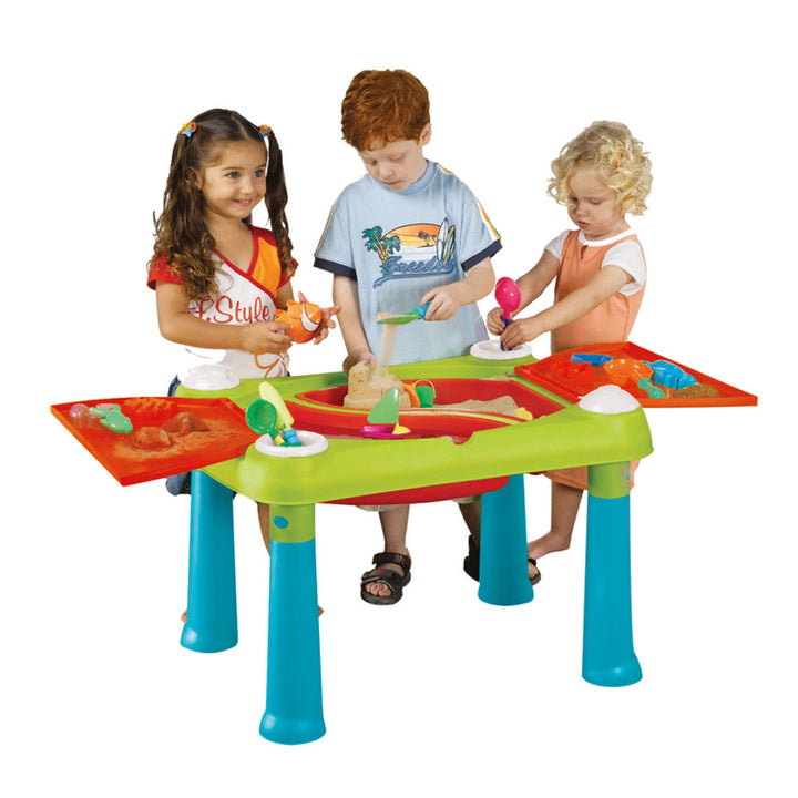 Keter Creative Fun Table Red and Blue for Water and Sand