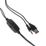 Audiocore AC865 Computer Speakers Stereo USB Notebook Laptop 3.5mm Jack LED Backlight 6W
