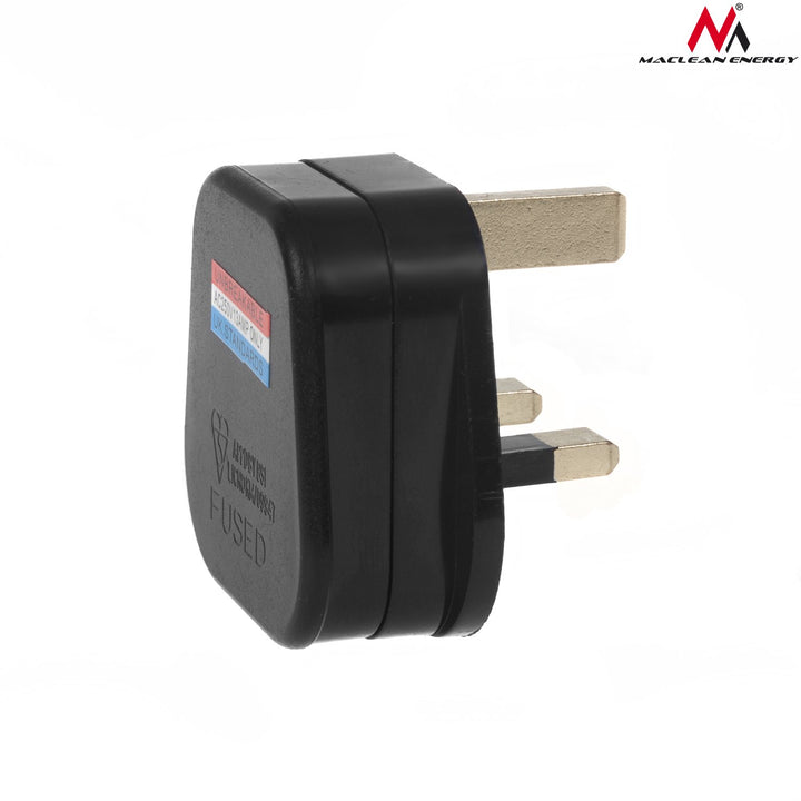 Maclean MCE193 UK Mains PLUG 3 Pin 13AMP FUSED High Quality UK PLUG 1x 5x 10x 100x