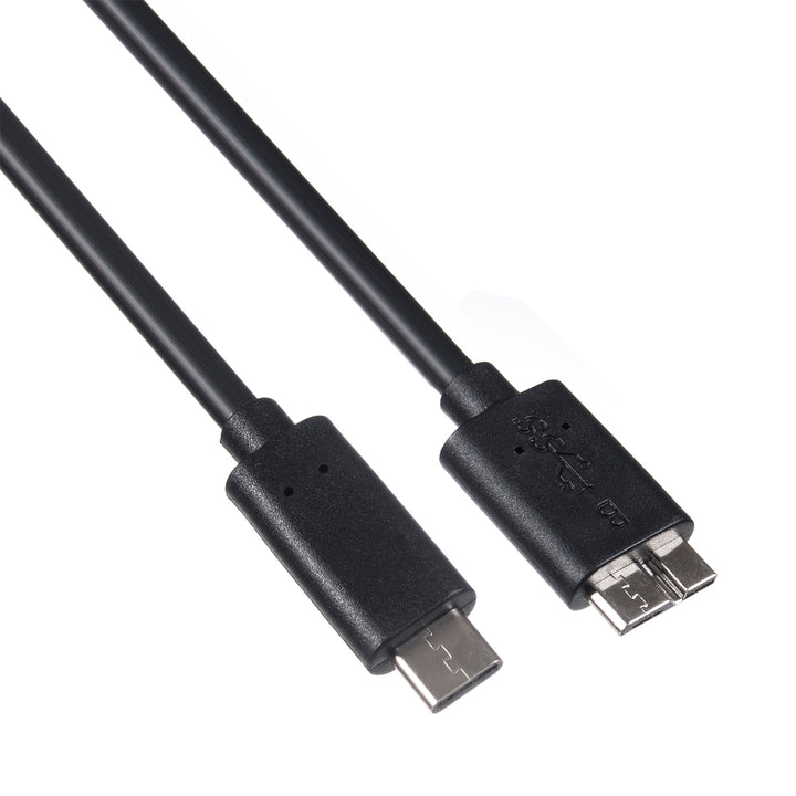 Maclean MCTV-845 - USB Cineál C Cábla USB 3.0 Micrimhilseogra B Muirearú Fón Fireann Aistriú Sonraí Tapa 1m