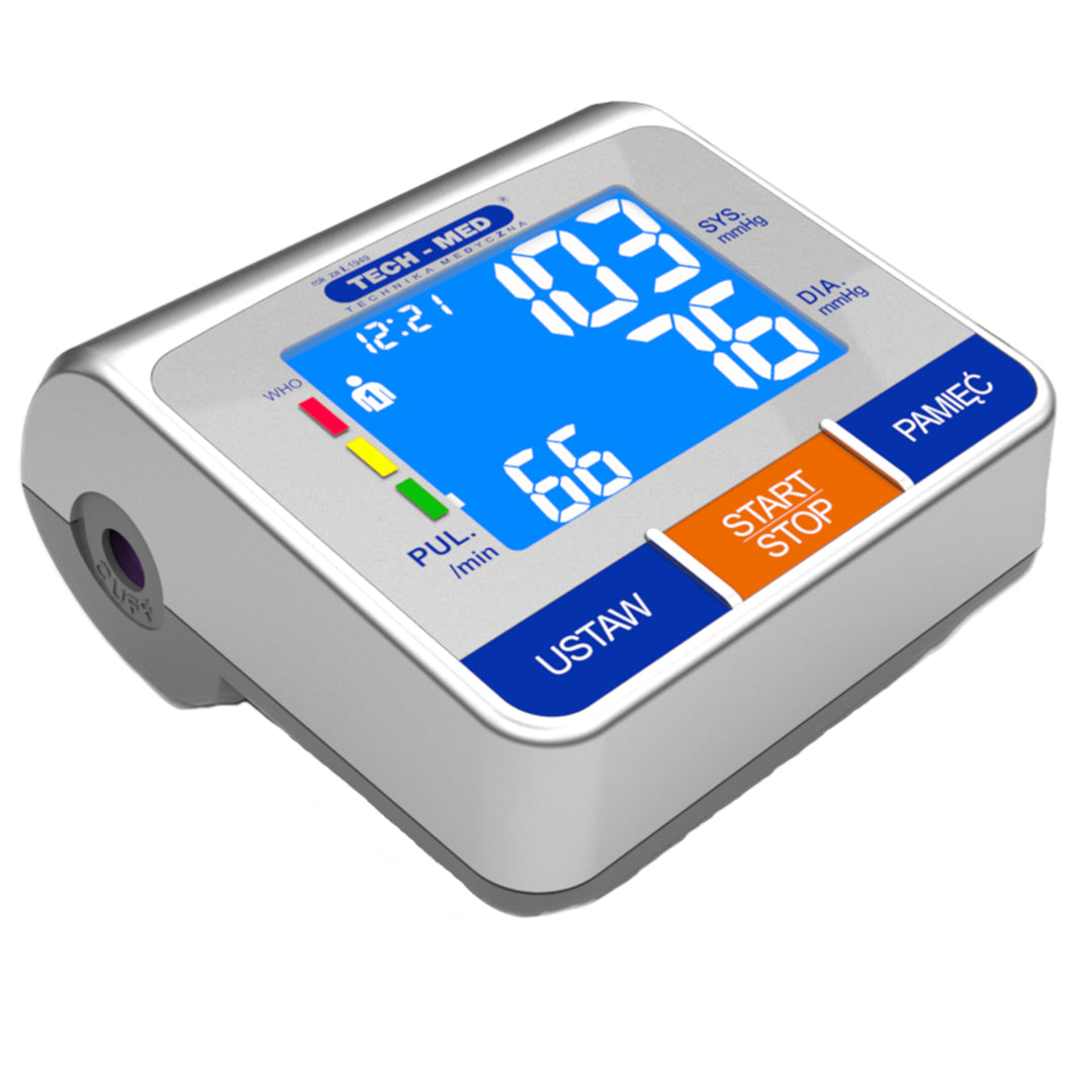 Tech-Med TMA-500PRO Electronic Blood Pressure Monitor MWI Technology Universal Cuff 22-42 cm Professional Polish Interface