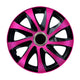 Universal hubcaps 14" NRM DRIFT Extra pink/black 4 pieces