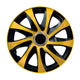 NRM Universal Wheel Trims Covers 15" 4 PCS Gold-Black Premium
