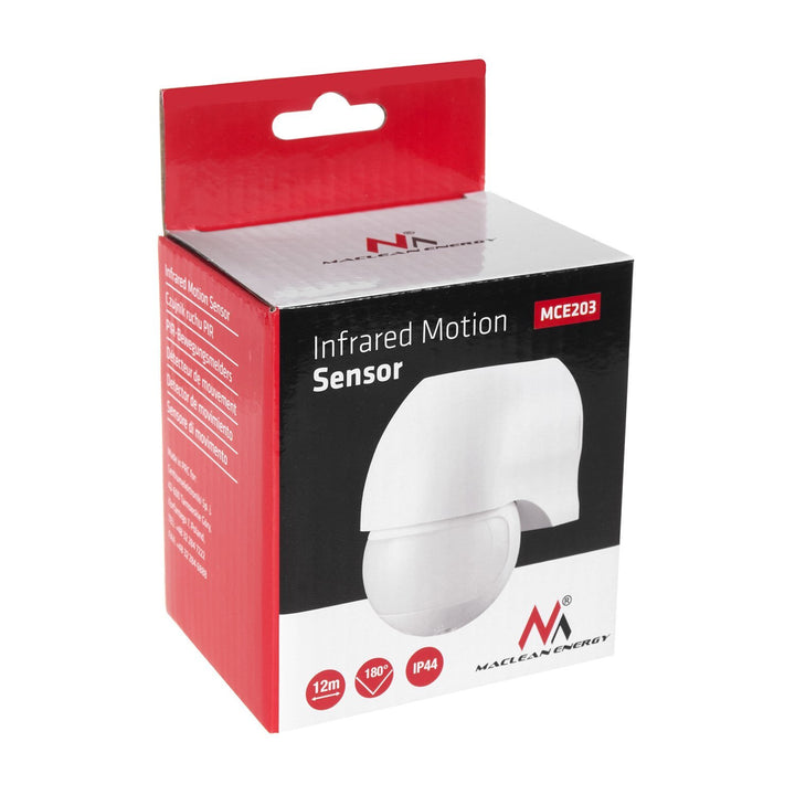 Maclean Energy MCE203 Infrared motion sensor pir modern Range 12m