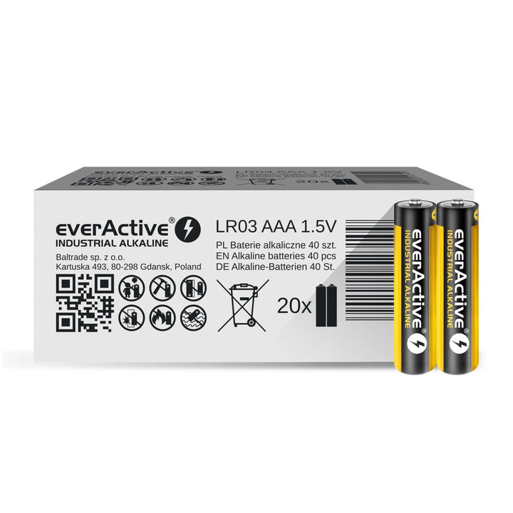 everActive Industrial -  the second, improved generation of reliable alkaline batteries