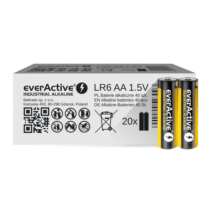 everActive Industrial - the second, improved generation of reliable alkaline batteries