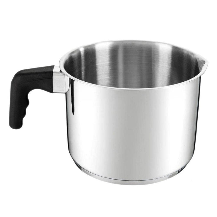 Stainless Steel Milk Pot Handle Jug 1.8L Measure Cup Induction Dishwasher Safe