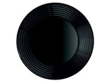 Harena Black Deep Plate 23cm Luminarc Tempered Glass