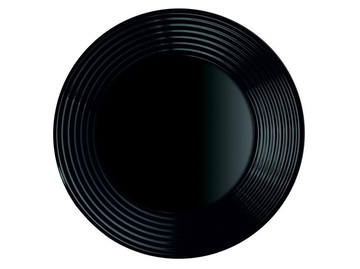 Pláta Dubh domhain Harena 23cm Gloine Tempered Luminarc