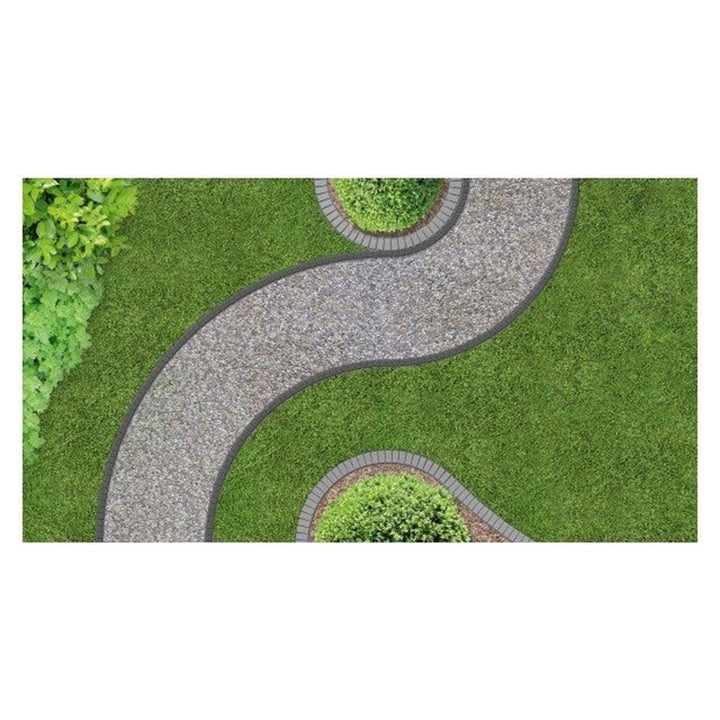 Cellfast Unibord Flexible Lawn Edging Set with 16 Pegs 4x 1m Lawn Grass Edge Border 4m Total Set Kit