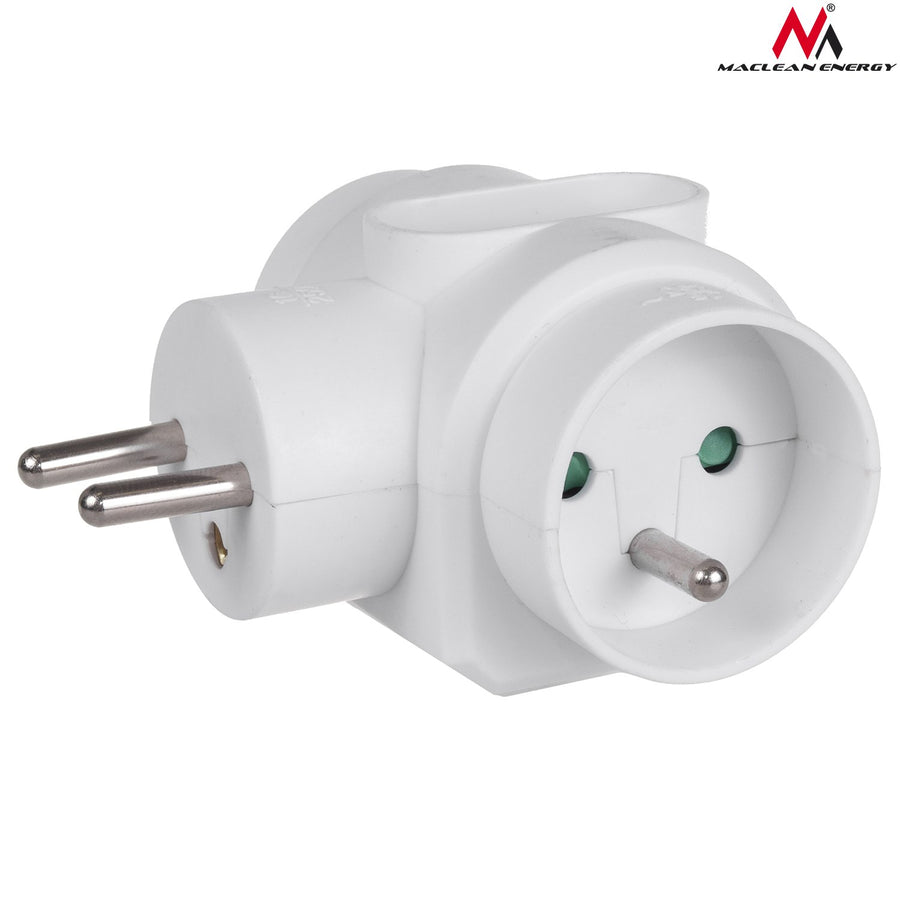 Maclean Energy MCE213 2x16A three-phase current outlet with grounding, 1x6A