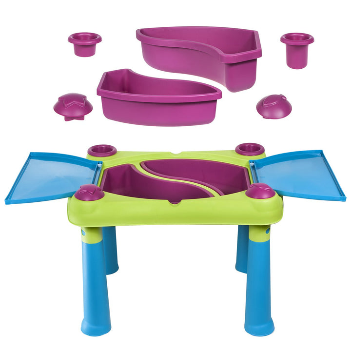 Keter Kids Play Table Multifunctional Table Creative Play for Children Water & Sand Drawing Playing