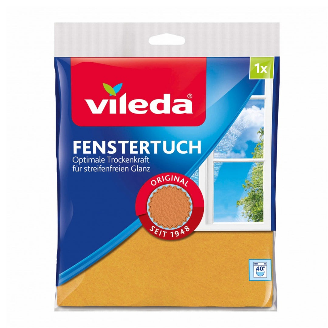 Vileda 162401 Vileda Microfibre Cloth Microfiber Streak Free Shine Cleaning Window &amp; Glass