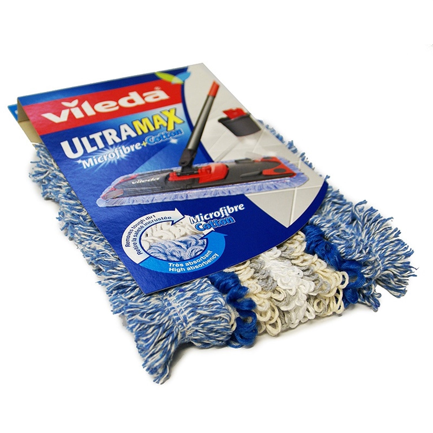 Vileda 141626 Vileda Ultramax Replacement Pad Head Refill Micro Cotton –  Euroelectronics EU