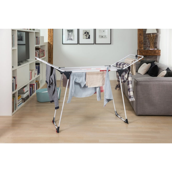 Vileda King Clothes Airer XXL Raca Triomú Sciatháin Fillte Réimse Triomú Sturdy 20m