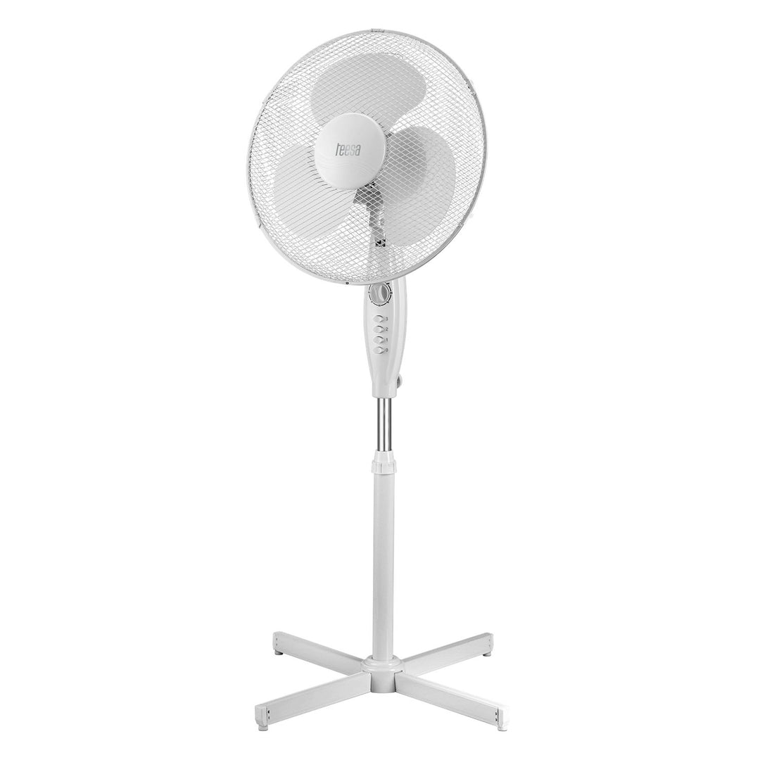 Pedestal oscillating fan with timer and three speed modes
