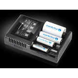 Charger for cylindrical Li-ion and Ni-MH everActive UC-4000 rechargeable batteries