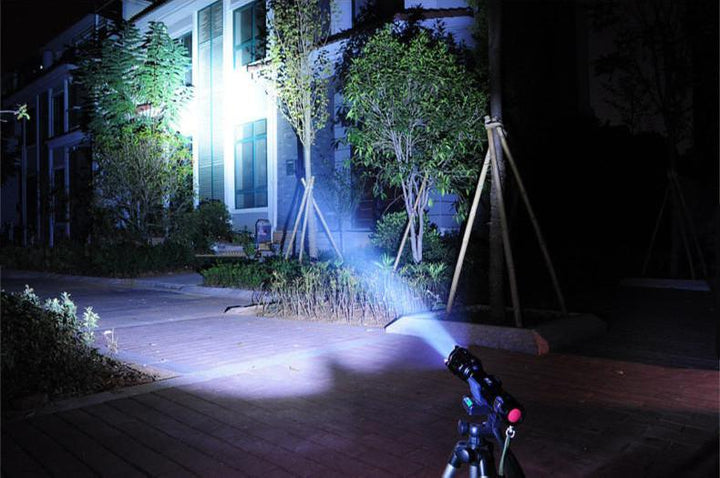 Maclean Flashlight USB Charging Cable LED Torch + Charger + Bicycle Holder Set 10W