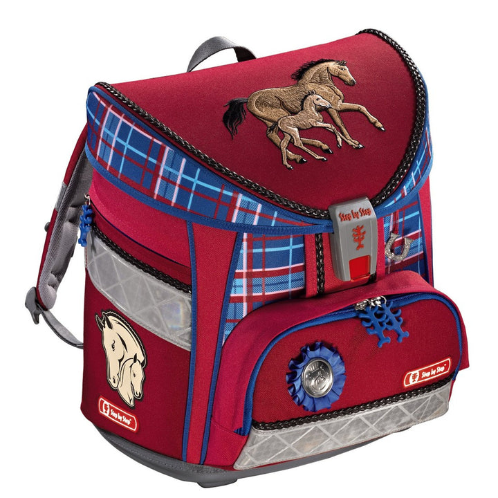 Backpack Scoile Lightweight Kids AGR Certificate Machnamhach Red Horse Satchel Machnamhach