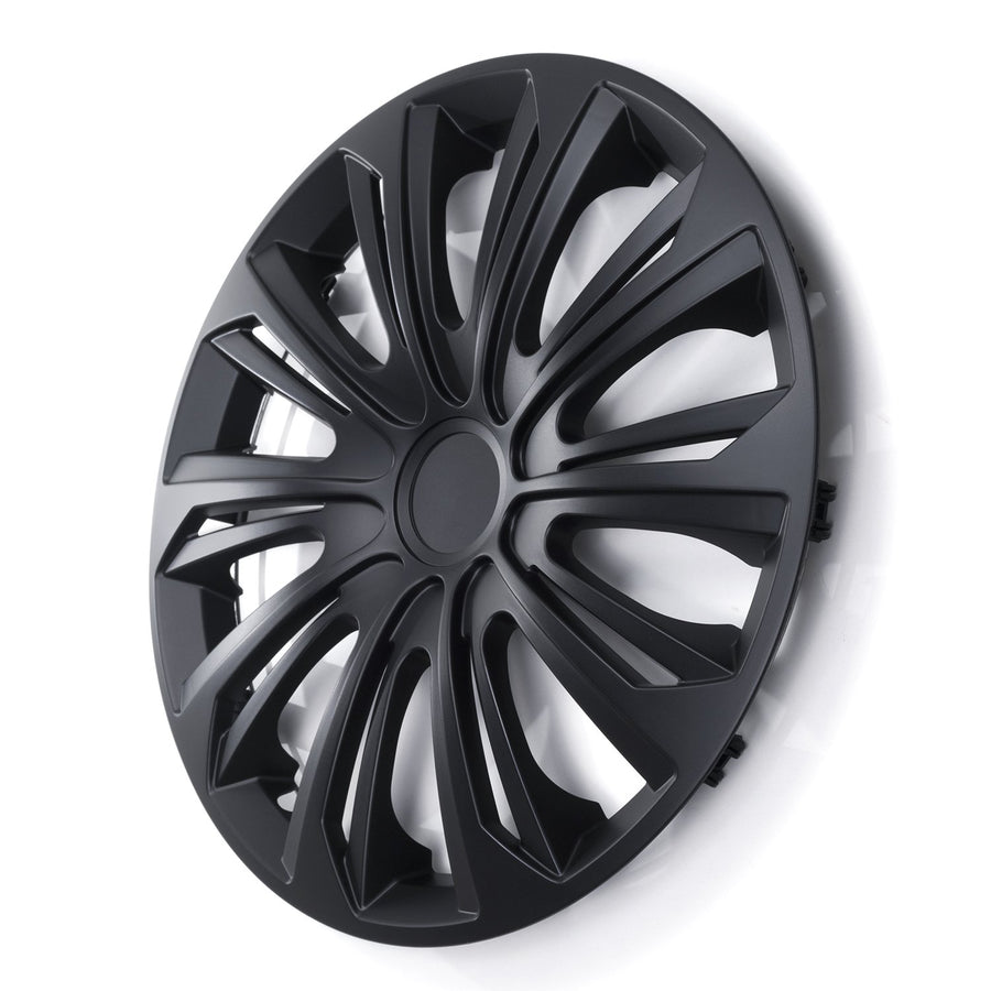 NRM Wheel Trims Covers Set 14'' Black Matt for Steel Trims Universal Super Resistant
