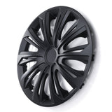NRM STRONG black mat 15" universal hubcaps 4 pieces