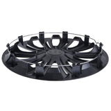 NRM STRONG black mat 15" universal hubcaps 4 pieces
