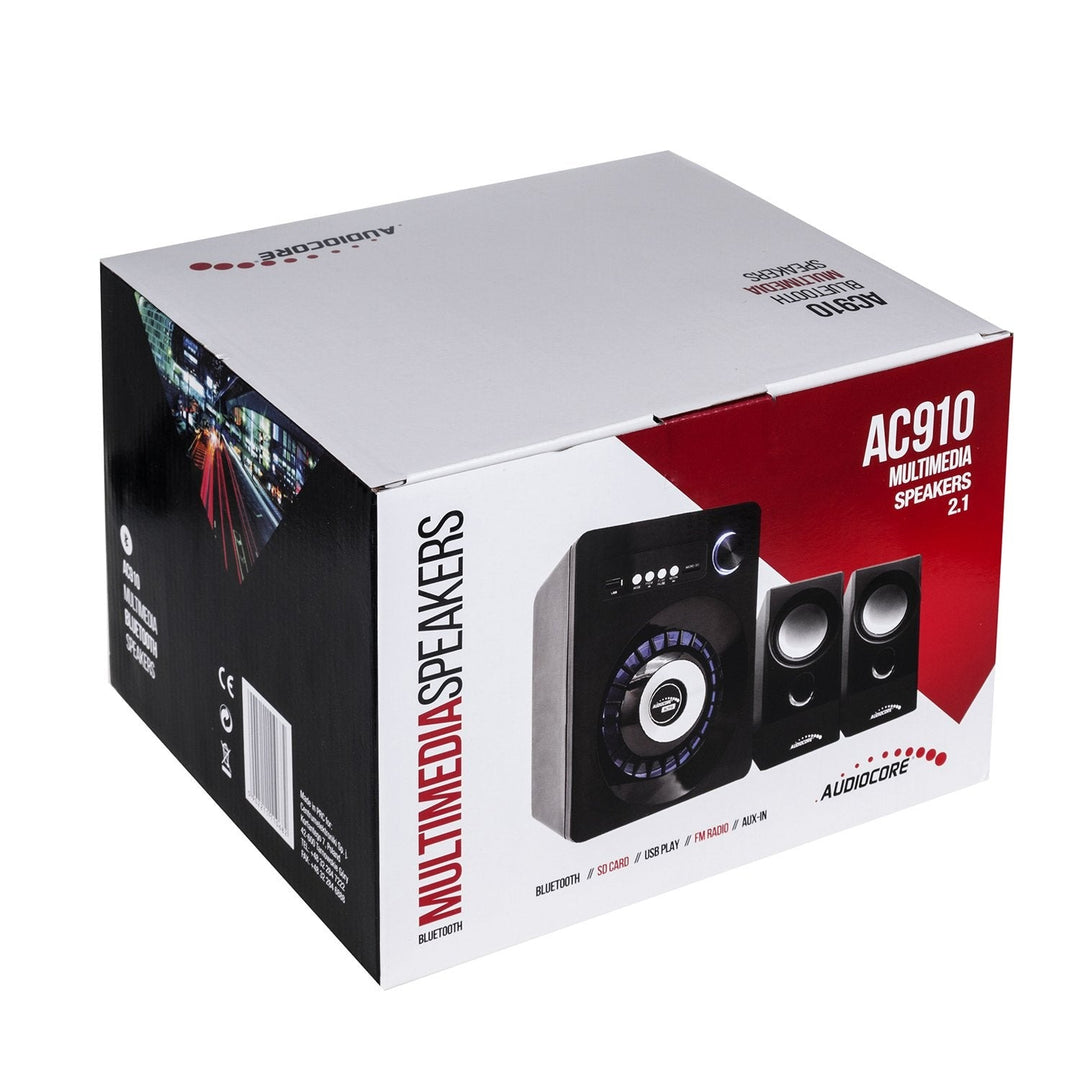 Audiocore AC910 Bluetooth 2.1 Speakers Stereo System Loudspeaker FM Radio, TF Card Input, AUX, USB-Powered