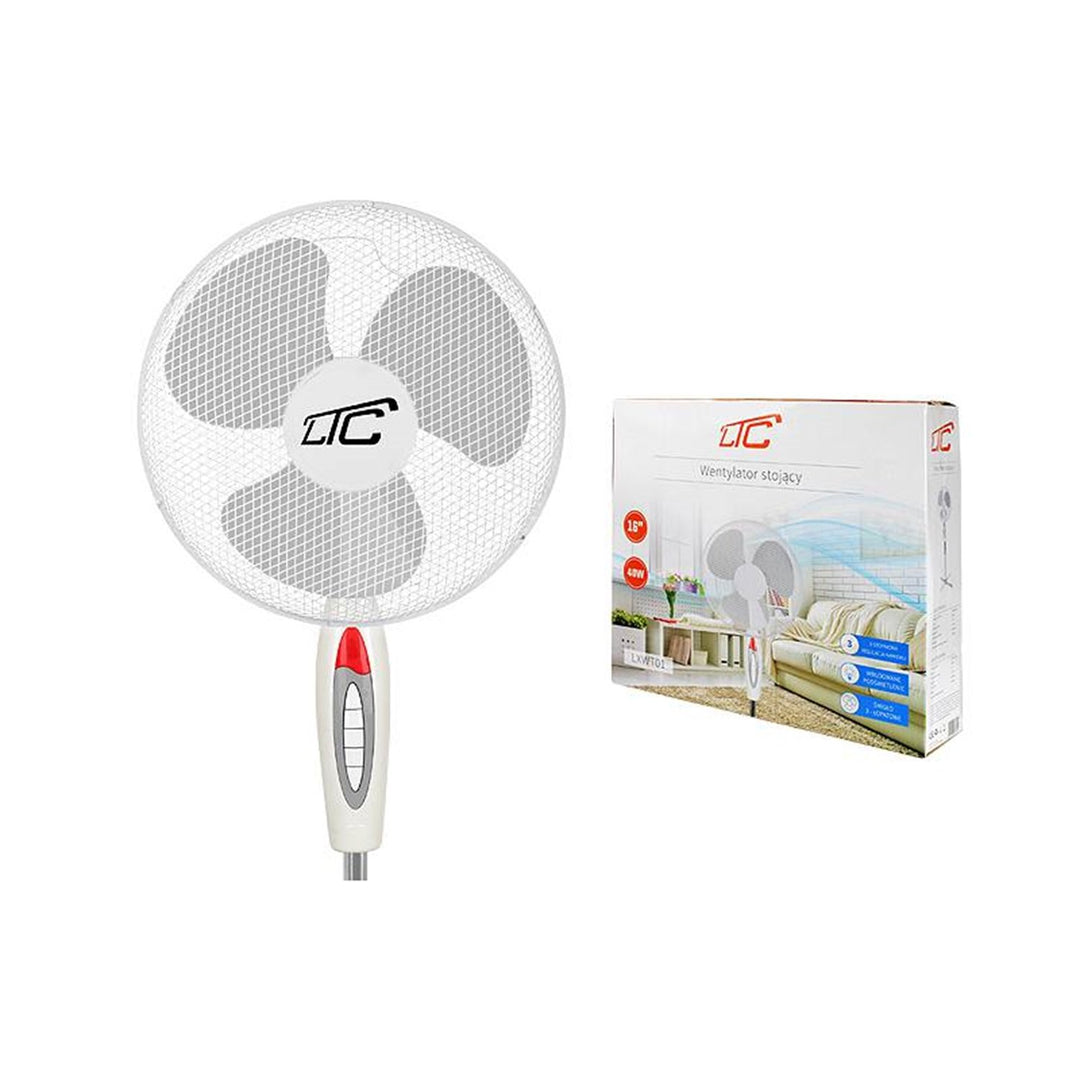 Quiet and standing fan with 3 modes of operation