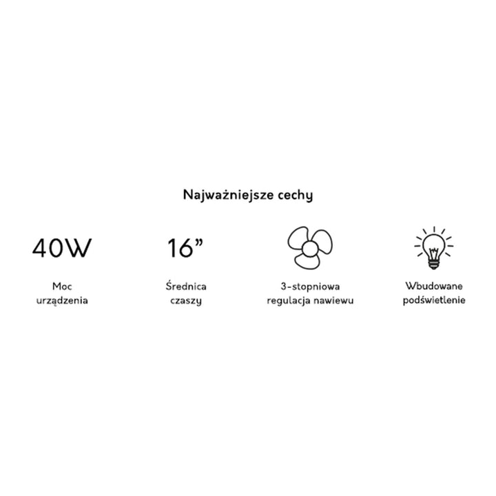 Quiet and standing fan with 3 modes of operation